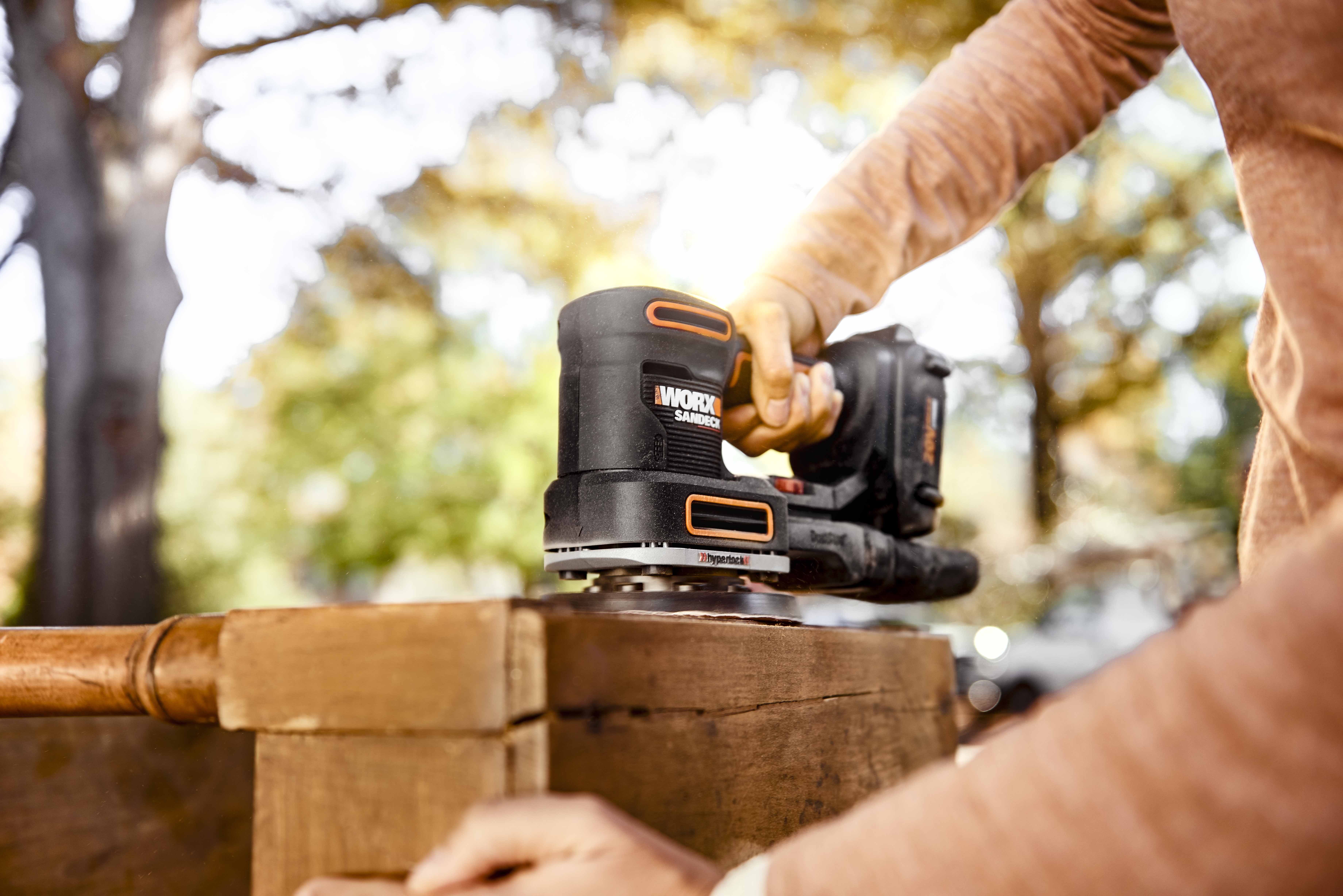 New WORX 20V Sandeck 5in1 MultiSander Functions Five Ways With No